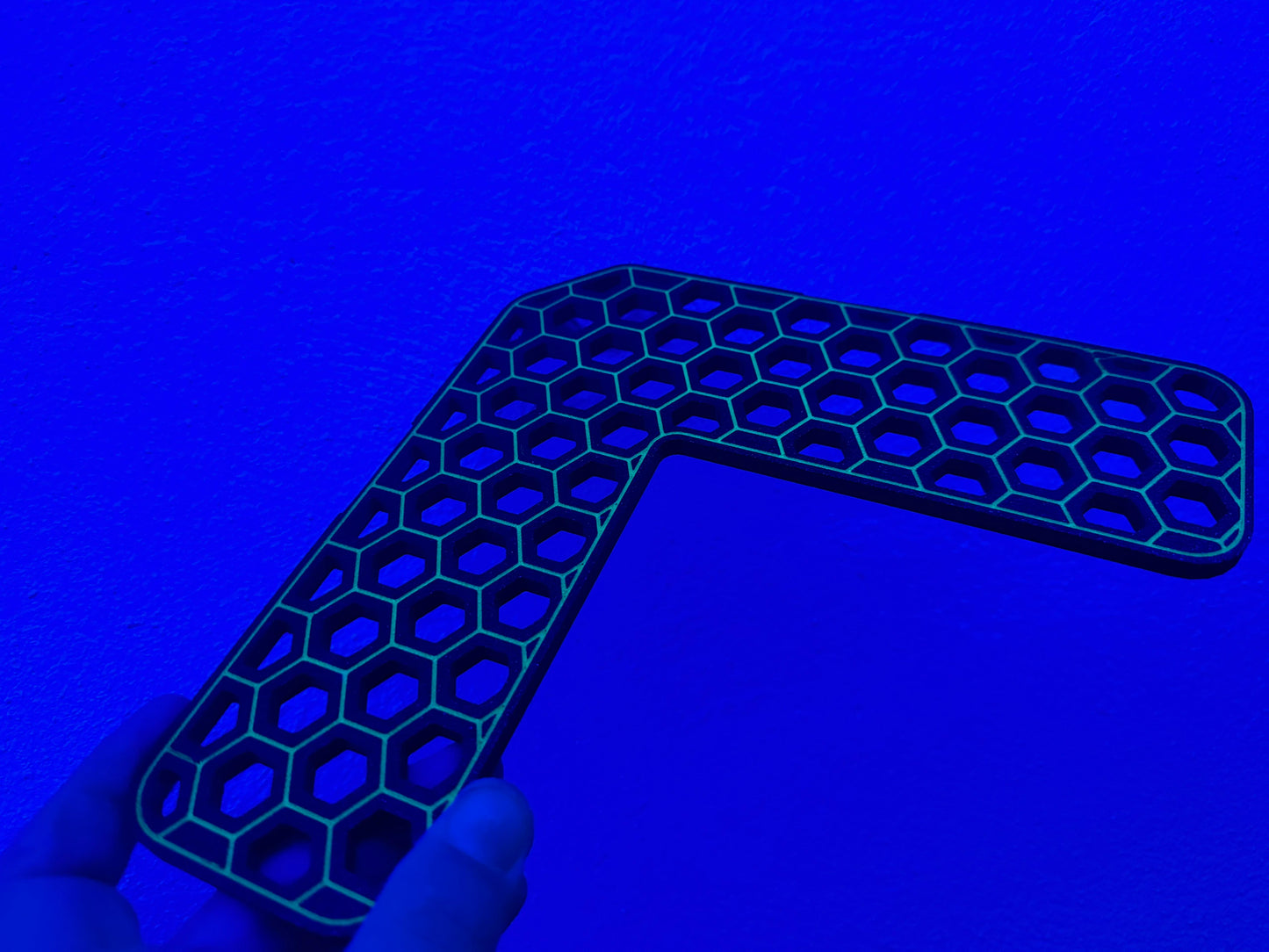 Ablegerdeck in Eckform 20x20 cm – Hexagon-Design