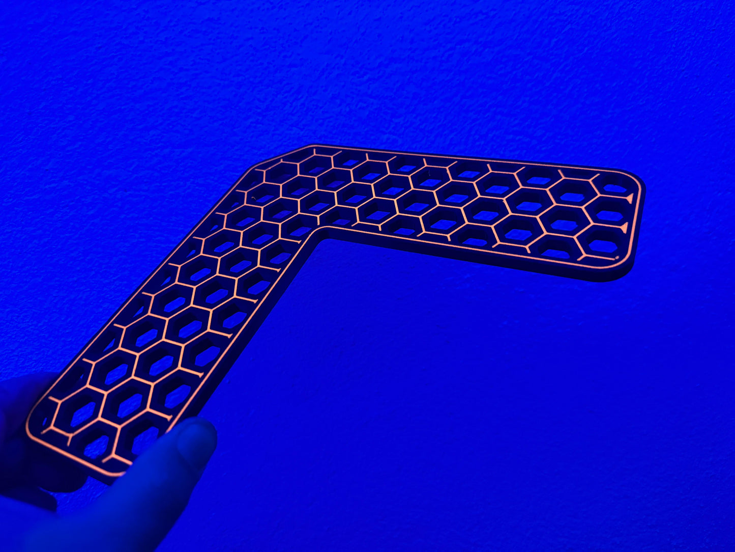 Ablegerdeck in Eckform 20x20 cm – Hexagon-Design
