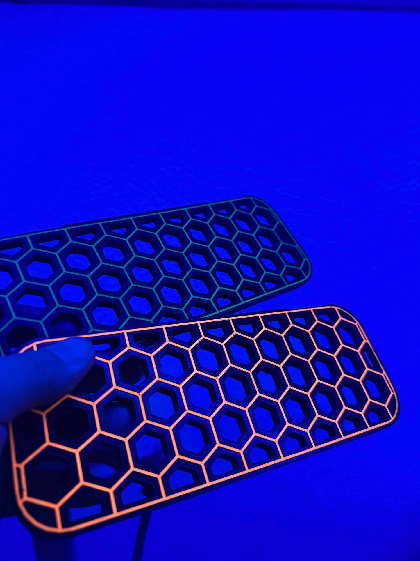 Ablegerdeck gerade 20cm – Hexagon-Design